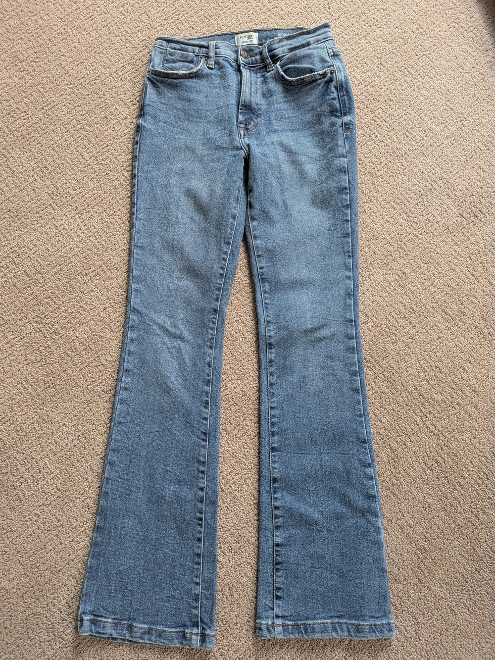 Kensie Light Blue Flare Jeans
